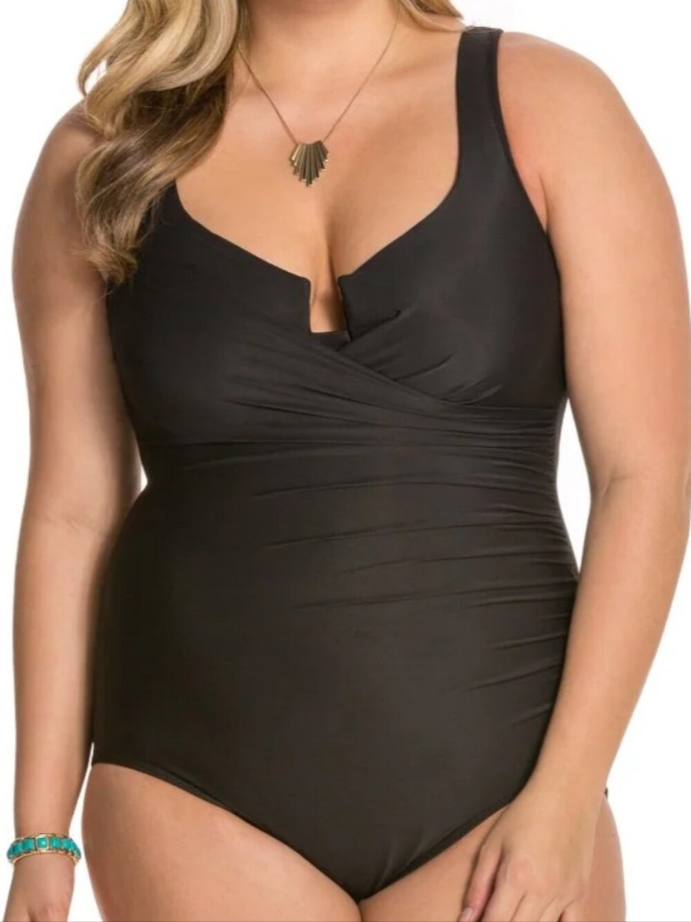 Miraclesuit Must Have Escape One Piece Slimming Underwire Swimsuit 16 FLAWED